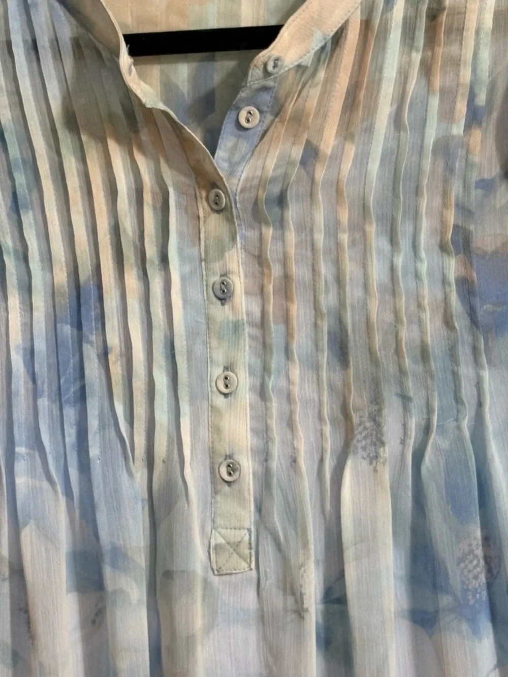 Calvin‎ Klein Women's Sheer Flutter-Sleeve Shift Dress SZ 12 Serene Multi floral